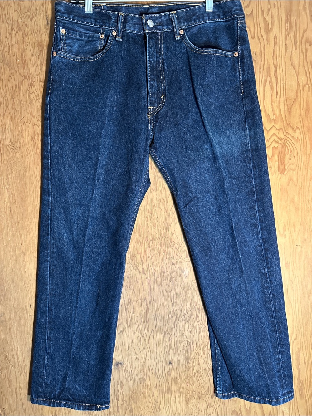 Levi's Men's Navy Straight-Leg Jeans